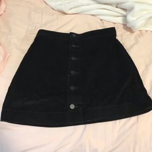 American Apparel button up skirt